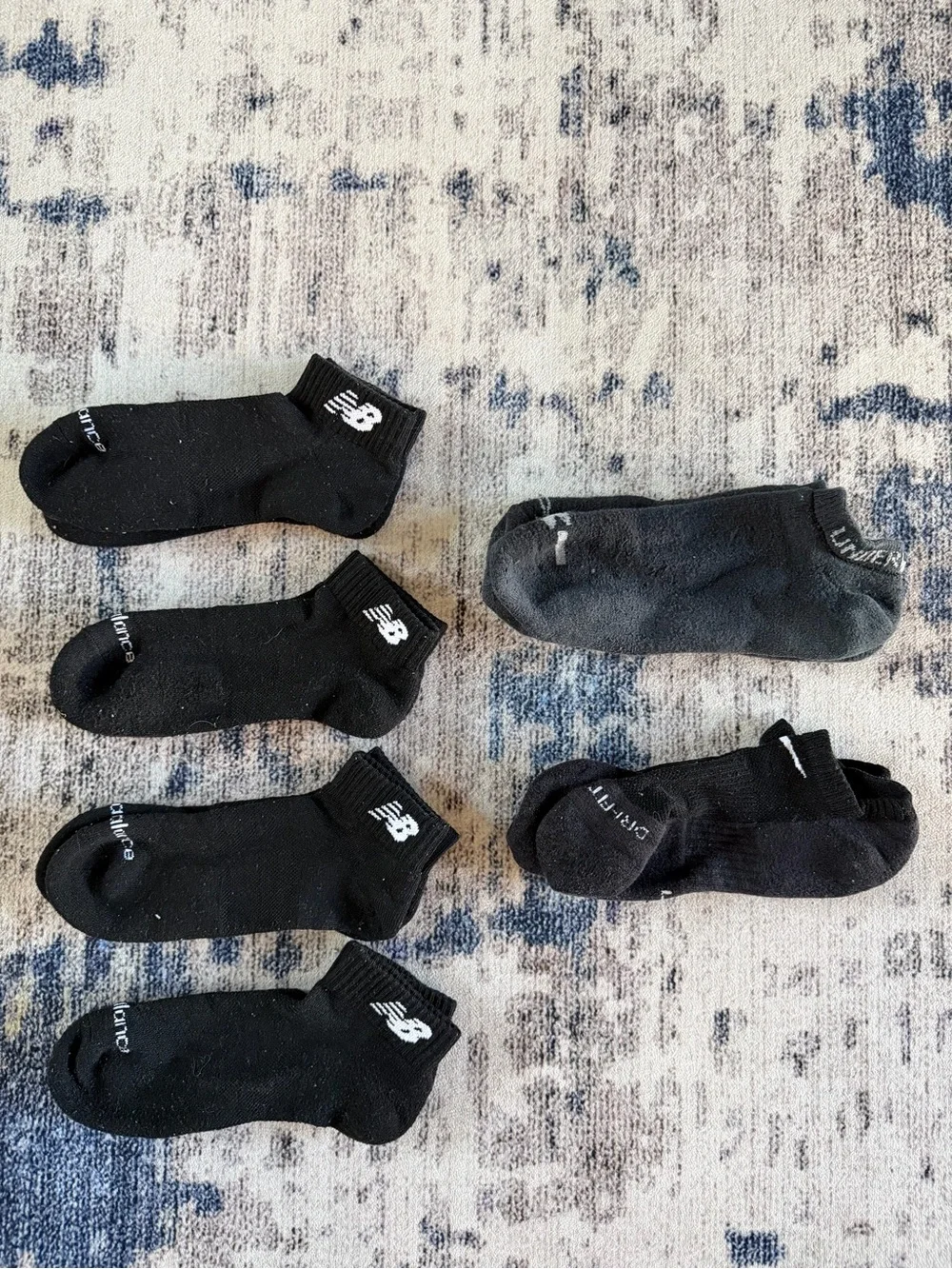 Worn Black Socks - Various Brands